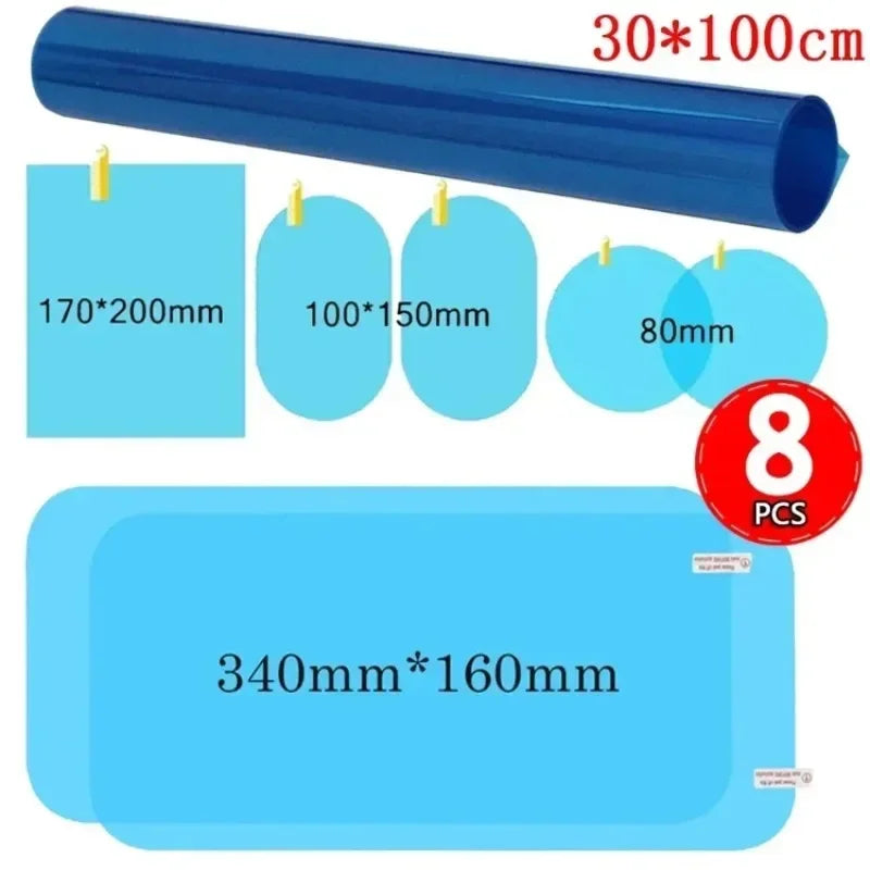 Car Side Mirror Anti-Fog & Rainproof Film – Clear Waterproof Protective Stickers