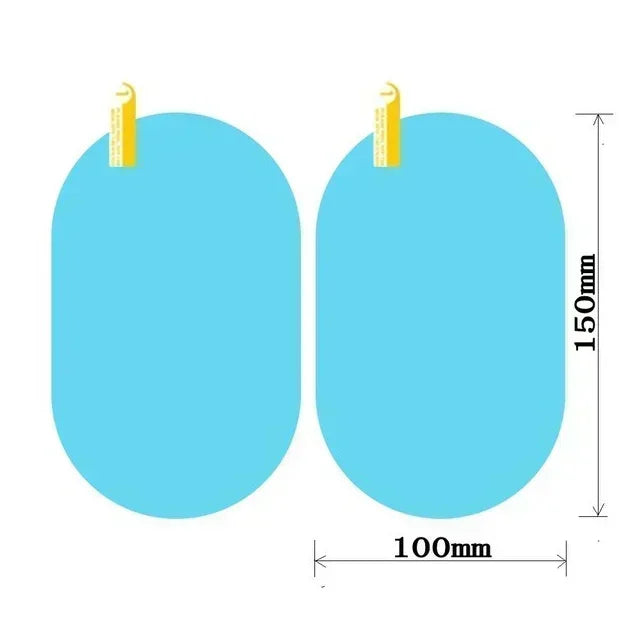 Car Side Mirror Anti-Fog & Rainproof Film – Clear Waterproof Protective Stickers