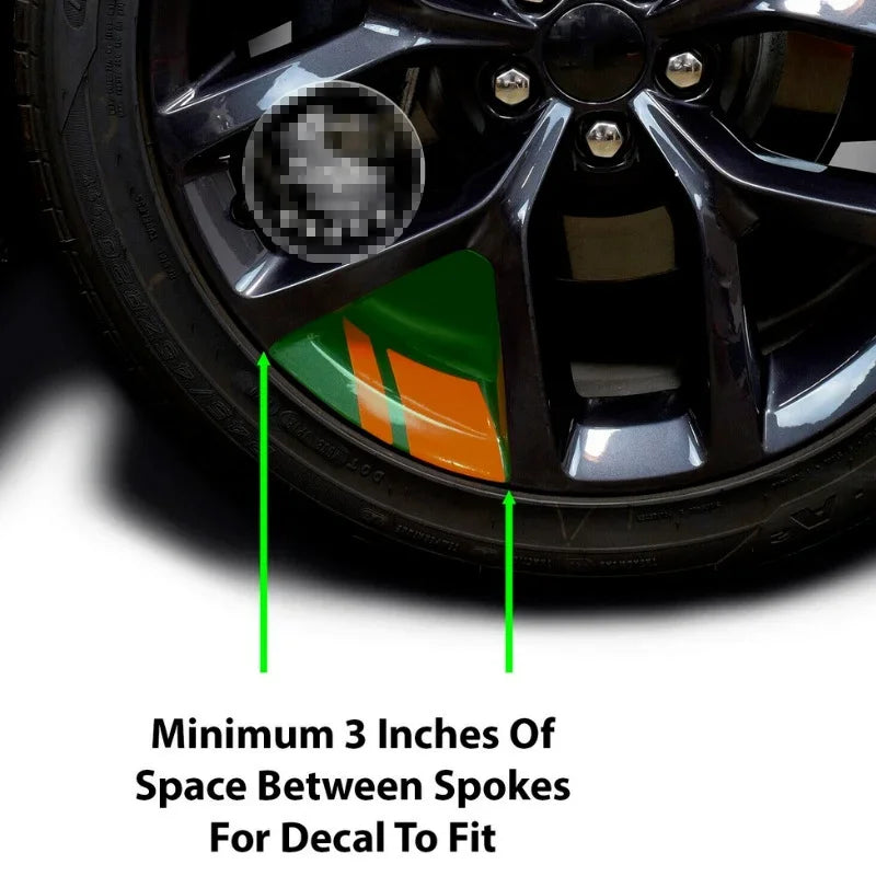 Reflective Wheel Rim Stickers
