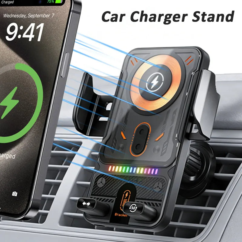 AuraClip™ Smart Auto-Clamping Wireless Car Charger