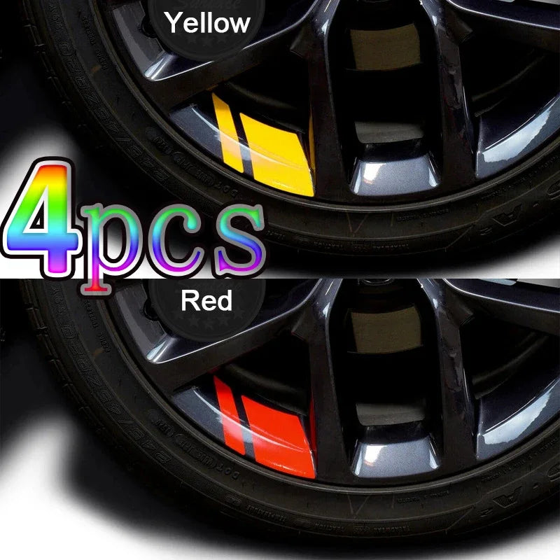 Reflective Wheel Rim Stickers