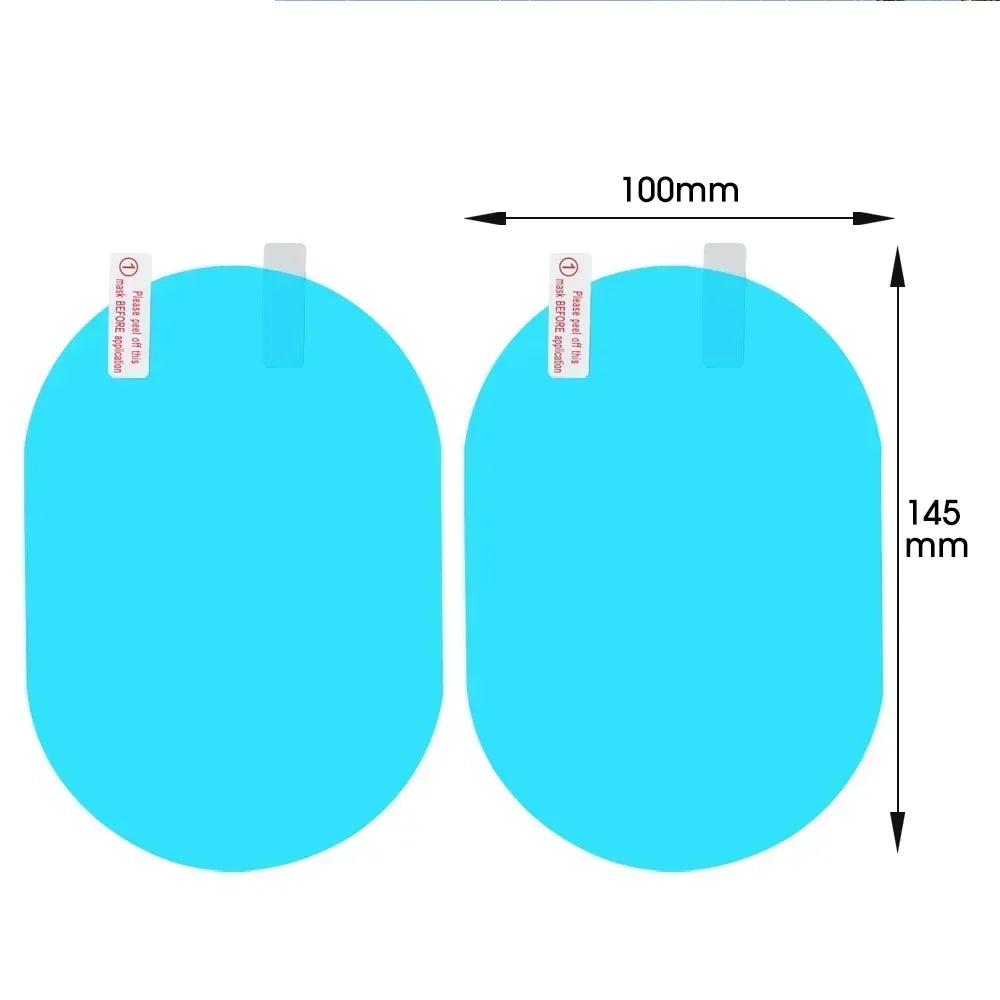 Car Side Mirror Anti-Fog & Rainproof Film – Clear Waterproof Protective Stickers