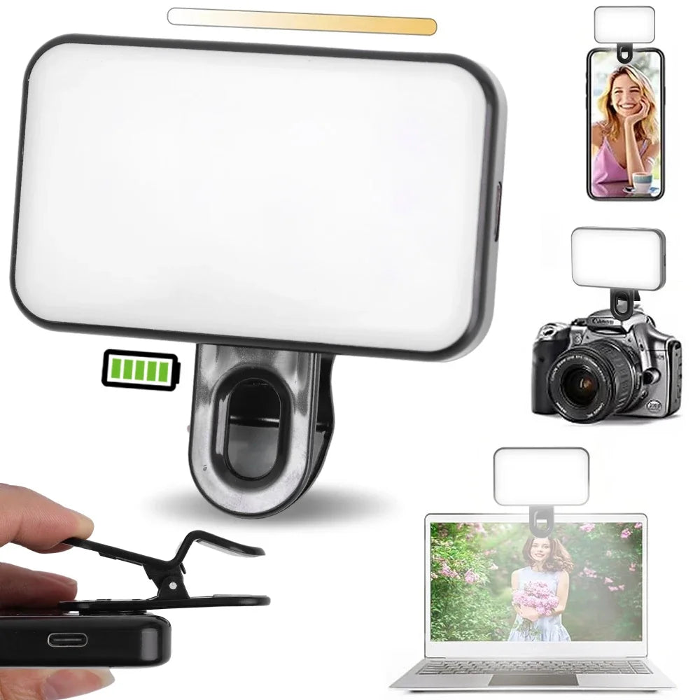 Bright Selfie Clip Light