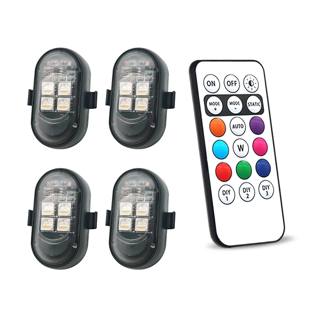 Wireless RGB Car Lights
