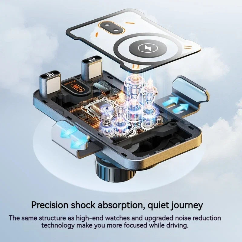 AuraClip™ Smart Auto-Clamping Wireless Car Charger