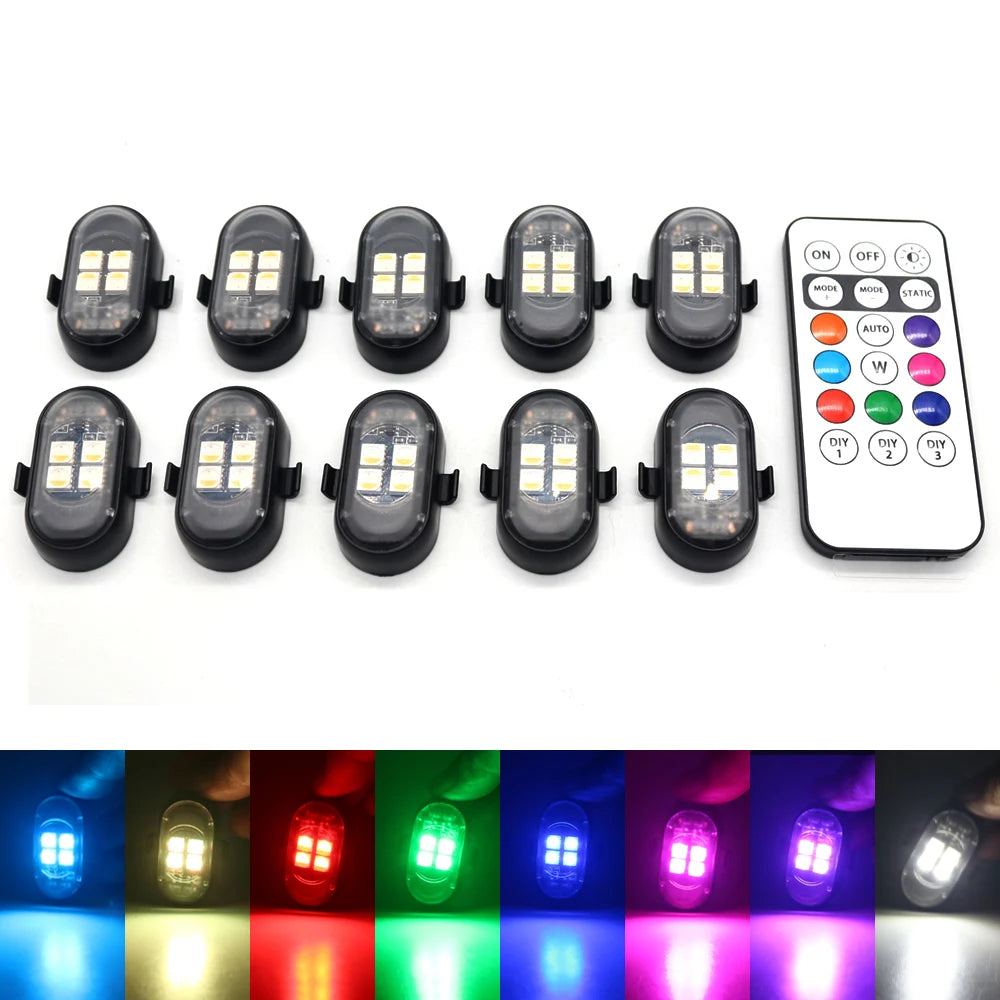 Wireless RGB Car Lights