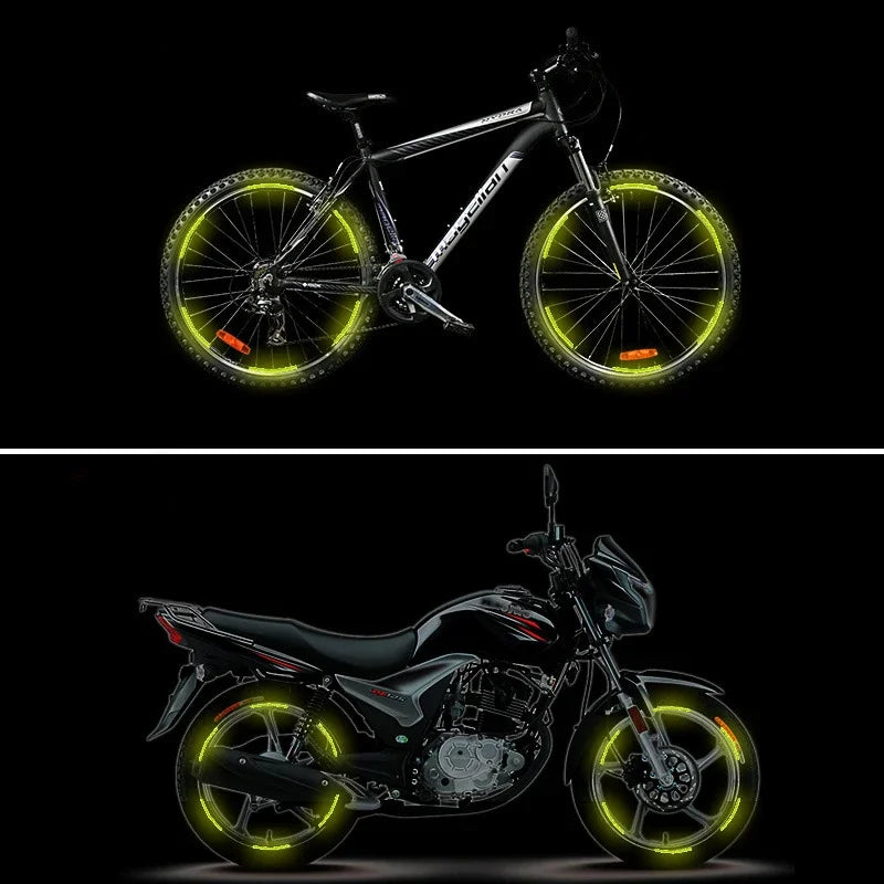 Reflective Wheel Rim Safety Stickers