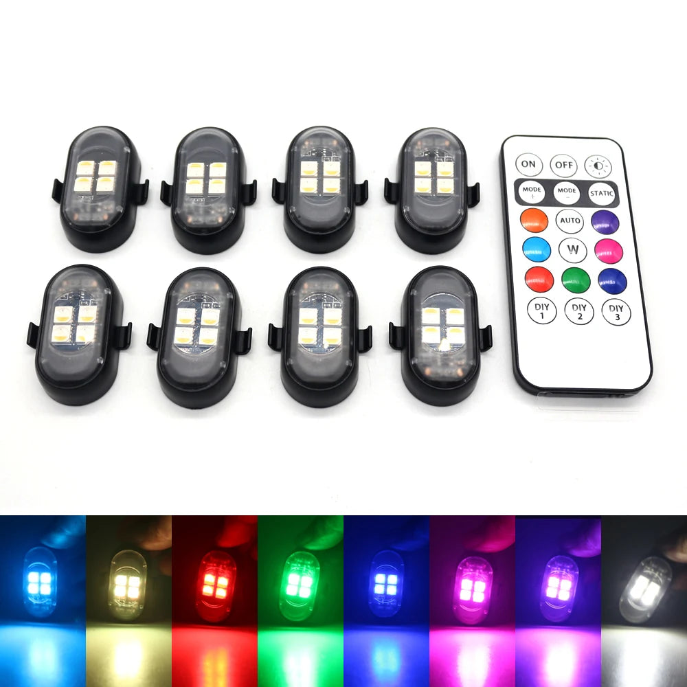 Wireless RGB Car Lights