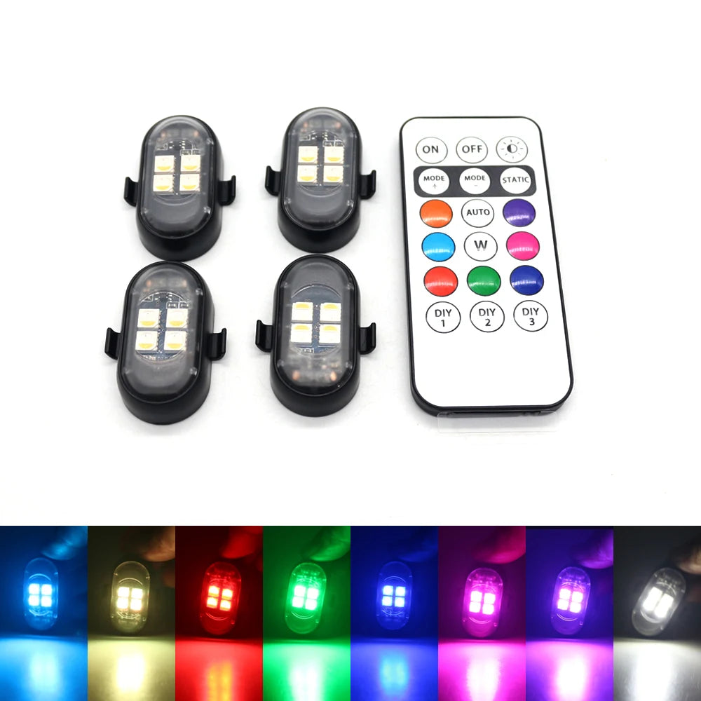 Wireless RGB Car Lights
