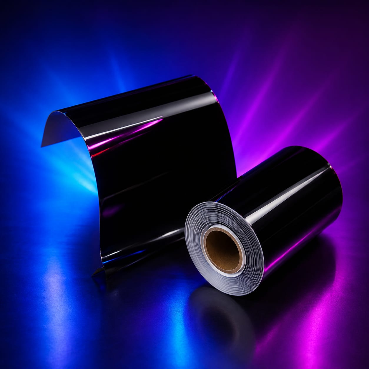 Gloss Black B-Pillar Film